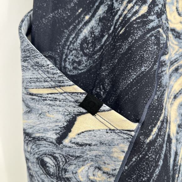 Lululemon Esker Shorts Lava Print Blue Denim Multi Lululemon Lab - Picture 8 of 10